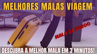 QUAL MELHOR MALA DE VIAGEM COMPRAR  TOP 3 MELHORES MALAS CUSTOBENEFÃCIO [upl. by Hadlee]