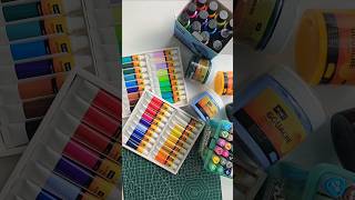 Unboxing new paint supplies🫶 artshorts unboxing artsupplies gouache shortsviral shortsfeed [upl. by Jenelle]