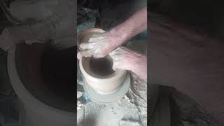 Making Clay pots processing part 1 clay claypot [upl. by Mignonne670]