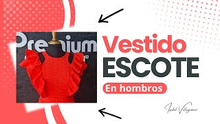 👗 Aprende a Crear un Vestido con Escote en Hombros Desde Cero [upl. by Llered]