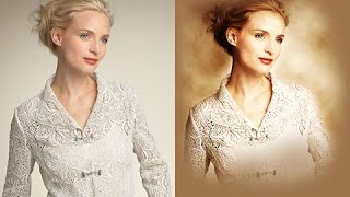 How to Create Sepia Tone in Photoshop [upl. by Pierpont]