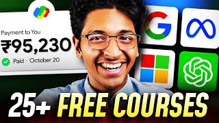 25 FREE Courses EVERY Average Student Must Do Get Free Certificates [upl. by Mihalco]