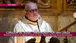 Corazón de Jesús traspasado por una lanza  Juan José Infantes Barroso [upl. by Ynnattirb]