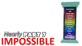 The Nearly Impossible Obby Part 7b Stage 199210  Roblox [upl. by Eicul373]