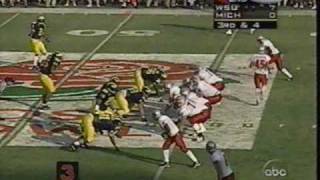 1998 Rose Bowl Michigan 21 WSU 16 PART 1 [upl. by Zeralda]