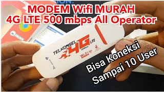 Review Modem Wifi 4G LTE 500 Mbps  All Operator [upl. by Okihcim]