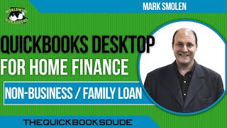 Recording A Family Loan Or Non Business Loan In QuickBooks [upl. by Paza]