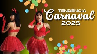 TENDÃŠNCIA PARA O CARNAVAL 2025 Fantasia de Diabinha Para Festa de Carnaval e Bloquinho Feminina [upl. by Faythe155]