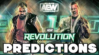 AEW Revolution Predictions [upl. by Schwenk]