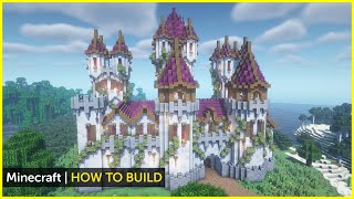 Minecraft How to Build a Fantasy Castle  DOWNLOAD [upl. by Amehr235]