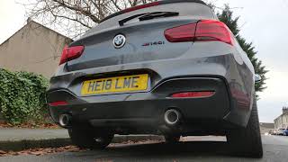 BMW M140i  M Performance Exhaust  Cold Start [upl. by Agan670]