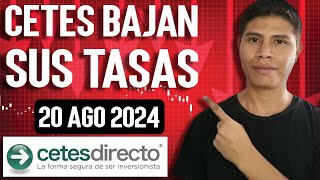 Tasas de Cetes Bajan y encuentran estabilidad  Actualización semanal [upl. by Llen540]