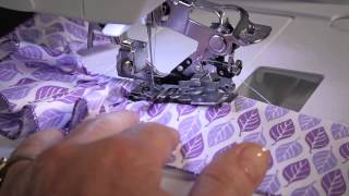 How to use a Ruffler Attachment for Pleats and Ruffles [upl. by Mazonson366]