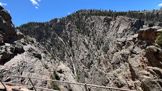 600 Feet DOWN to the Rio de Los Pinos River TOLTEC Gorge N M CUMBRES amp TOLTEC SCENIC Railroad [upl. by Perpetua]