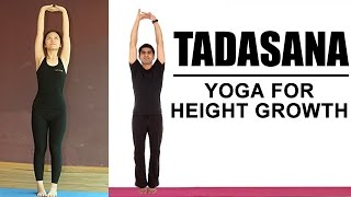 Yoga For Height Growth  Tadasana Yoga [upl. by Klepac]