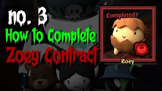 Zoey Contract  3  Tower Heroes Roblox  Halloween Event 2024 [upl. by Ahsieka]