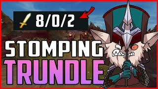 How To Stomp Trundle As Kled l Feedaboi [upl. by Aicilat977]