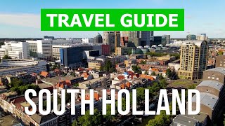 South Holland Netherlands  City of Rotterdam The Hague Leiden  Drone 4k video  Province [upl. by Capriola]