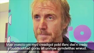 Rhys Ifans Never enough opportunities to Welsh [upl. by Chuipek]