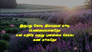 Iruvadhu Koodi Nilavukal  Thullatha Manamum Thullum singasong karaoke lyricvideo [upl. by Leonard]