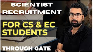 Gazetted Officer Recruitment through GATE [upl. by Ennahgiel24]