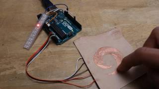 Conductive Fabric Capacitive Sensor Wheel [upl. by Ardnauqal764]