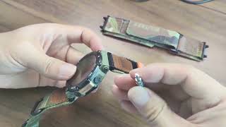 How to change the Hemsut strap on your Amazfit Trex 2？ [upl. by Ssew595]