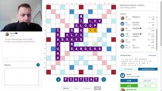 Scrabble game with commentary no458 [upl. by Anavi358]