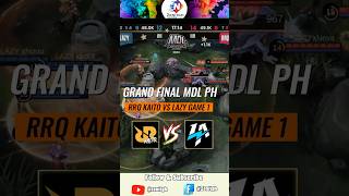 RRQ KAITO VS LAZY  FINAL MDL PH GAME 1 mdl mdlph rrqkaito [upl. by Cicily]