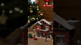 ❄️ Bygg julestemning med LEGO Icons Alpehytte 🏔️ lego [upl. by Shawn]