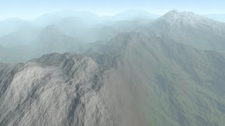 OpenGL 3D Engine Quadtree Procedural Fractal Terrain 1 [upl. by Erickson]