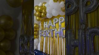 Birthday decoration ideas for home simple and elegant [upl. by Ranice796]