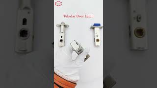 28 degree backset tubular privacy door latch with brass bolt [upl. by Weight]