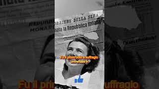 Pillole di Storia 2 GIUGNO 1946  MONARCHIA O REPUBBLICA [upl. by Nednerb802]