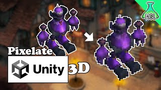 Pixelation Effect  Unity Tutorial [upl. by Eirok]