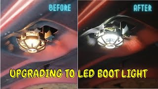 Toyota Corolla AE101 LED Boot Light amp No Plate Light  PART 1  Boot Light [upl. by Shum]