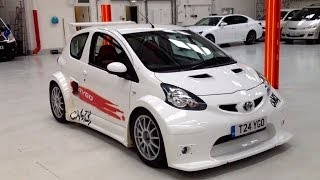 Toyota Aygo Crazy quick walk around and engine start up [upl. by Nappie]