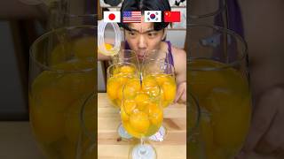 Raw egg purplegorilla mukbang [upl. by Bbor]