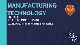 31 Introduction to Plastic Processing  ME405 [upl. by Palla]