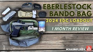 Eberlestock Bando Bag  2024 EDC Loadout One MONTH review [upl. by Nauqyt]