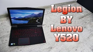 Lenovo Legion Y520  Intel Core i7 7700HQ GTX 1050 Ti  test recenzja review laptopa dla graczy [upl. by Samuele]