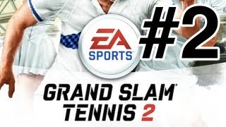 Grand Slam Tennis 2 EA SPORTS Xbox and PS3 HD Gameplay and Commentary Career Mode Part 2 [upl. by Enylekcaj303]