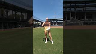 Get those booties behind the ball ‼️ training softball mlb baseball outfielder foryou drills [upl. by Thisbe37]