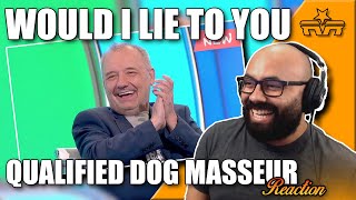 Is Bob Mortimer a qualified dog masseur  Would I Lie to You REACTION [upl. by Damour]