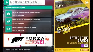 FH4  Seasonal Event quotBattle Of The Brandsquot Dirt Racing Series 3 Events  119 mi S1900 [upl. by Haile]