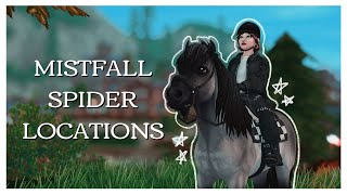 All 10 Spider Locations In Mistfall  Star Stable Online [upl. by Tobie]