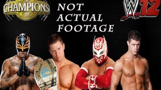 WWE Night Of Champions 2012 The Miz vs Rey Mysterio vs Cody Rhodes vs Sin Cara WWE12 [upl. by Behlau]