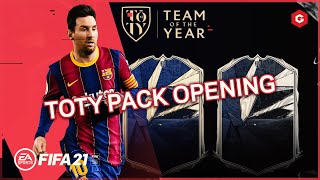 FIFA 21 TOTY PACK OPENING  1000000 COIN PACK OPENING [upl. by Giulietta]