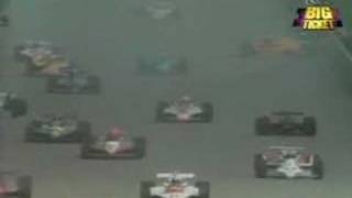 Indy 500 1982  The Start crash [upl. by Asiek397]