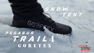 PEGASUS TRAIL 4 GORETEX SNOW TEST [upl. by Shanie]